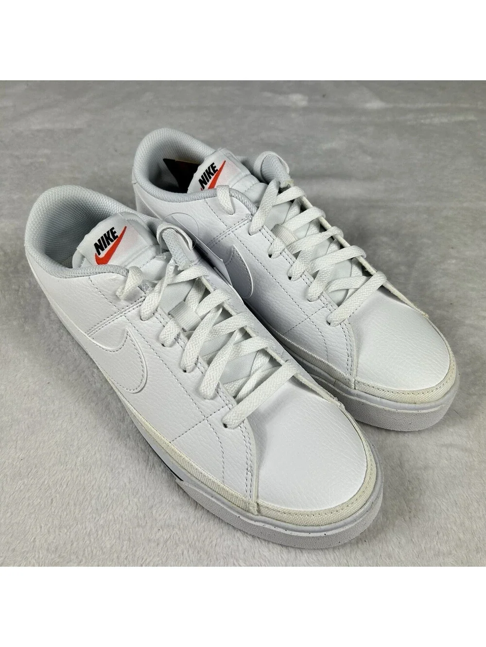 Nike Court Legacy NN White Black Men Unisex Casual Lifestyle Size 8 Shoes